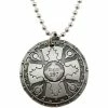 Coupon 🤩 Shields Of Strength Antique Finish Battle Shield Necklace, Psalm 28:7 ✔️ -Cheap military Store unnamed file 904