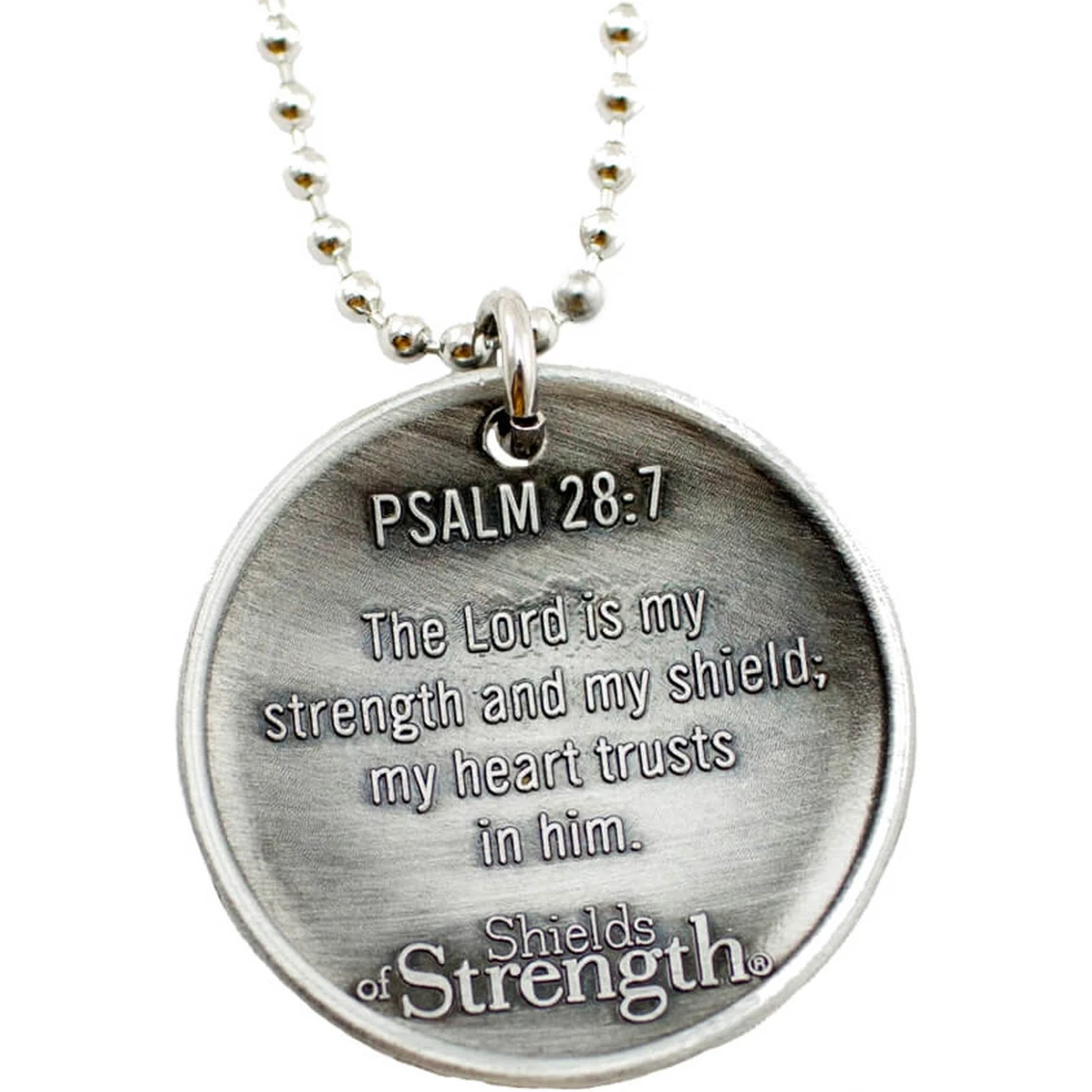 Coupon π€© Shields Of Strength Antique Finish Battle Shield Necklace, Psalm 28:7 βοΈ 4 Coupon π€© Shields Of Strength Antique Finish Battle Shield Necklace, Psalm 28:7 βοΈ - Image 2