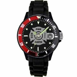 Flash Sale 💯 Frontier Men's Aquaforce Firefighter Analog Quartz ⌚ Watch 51YX 🎉