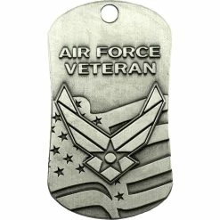 Best reviews of โ Shields Of Strength Air Force Veteran Antique Finish ๐ถ Dog Tag Necklace, Isaiah 40:31 ๐