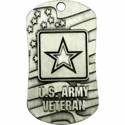 Brand new 🔥 Shields Of Strength Veteran Antique Finish 🦮 Dog Tag Necklace, Joshua 1:9 👏