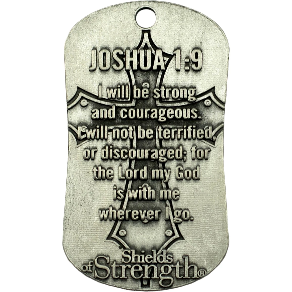 Brand new ๐ฅ Shields Of Strength Veteran Antique Finish ๐ฆฎ Dog Tag Necklace, Joshua 1:9 ๐ 4 Brand new ๐ฅ Shields Of Strength Veteran Antique Finish ๐ฆฎ Dog Tag Necklace, Joshua 1:9 ๐ - Image 2