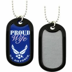 Best deal 🤩 Challenge Coin Proud Air Force Wife 🐕 Dog Tag 😀