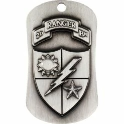 Discount ๐ Shields Of Strength Ranger 2D BN Antique Finish ๐ Dog Tag Necklace, Joshua 1:9 ๐ฏ