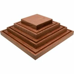 Budget π DomEx Hardwoods Coin Display Oak "Lazy Susan" Spinner β